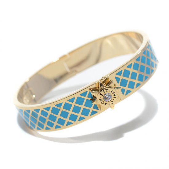 Coach Sun Logo Blue Bracelets CKP  Coach Sun Logo Blue Bracelets CKP